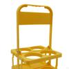 Bottle Holder, Carrier Basket with Handle, Foldable Basket, Handy Drink Stand