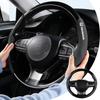 Car Steering Wheel Cover Suede Leather Anti-Slip For Honda Mugen Jazz Insight Freed Fit CRV Civic Accord City Auto Accessories