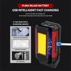 Super Helle Arbeitsleuchte COB LED Werkstatt Arbeitslampe USB Wiederaufladbare Taschenlampe Tragbare Taschenlampe mit Halterungen