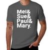 Don't Break Up The Band (white On Black) T-Shirt Customs Design Your Own Graphics Heavy Weight T Shirts for Men