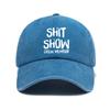 Trendy Versatile Hip Hop Letter Printing Washed Old Soft Top Sunshade Baseball Cap Unisex Baseball Cap