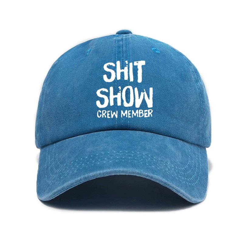 Trendy Versatile Hip Hop Letter Printing Washed Old Soft Top Sunshade Baseball Cap Unisex Baseball Cap