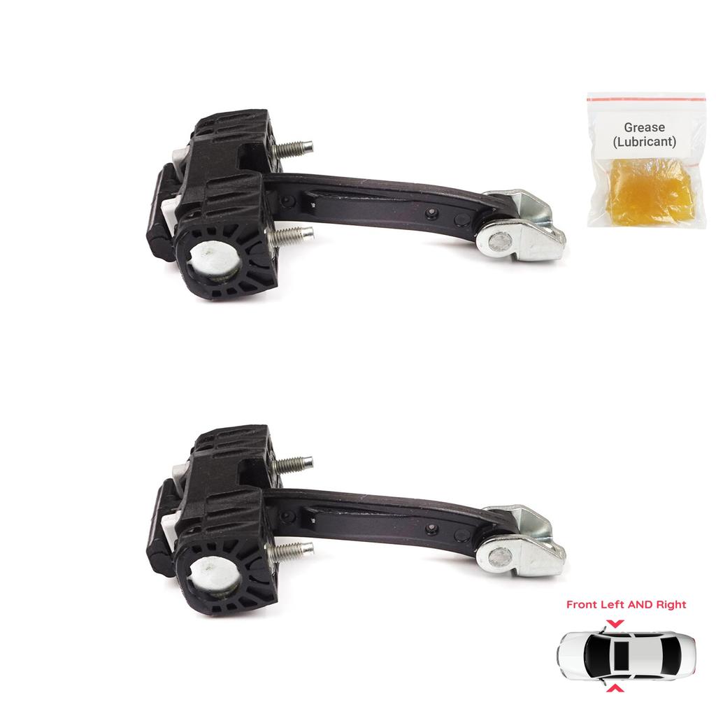 BDP759-1 2 stycken Framvänster OCH Höger Dörrstoppare Gångjärnsbroms StoppkontrollRem Begränsare för Peugeot 407 6E 6D 2004-2011 4/5 Dörr 9181J0