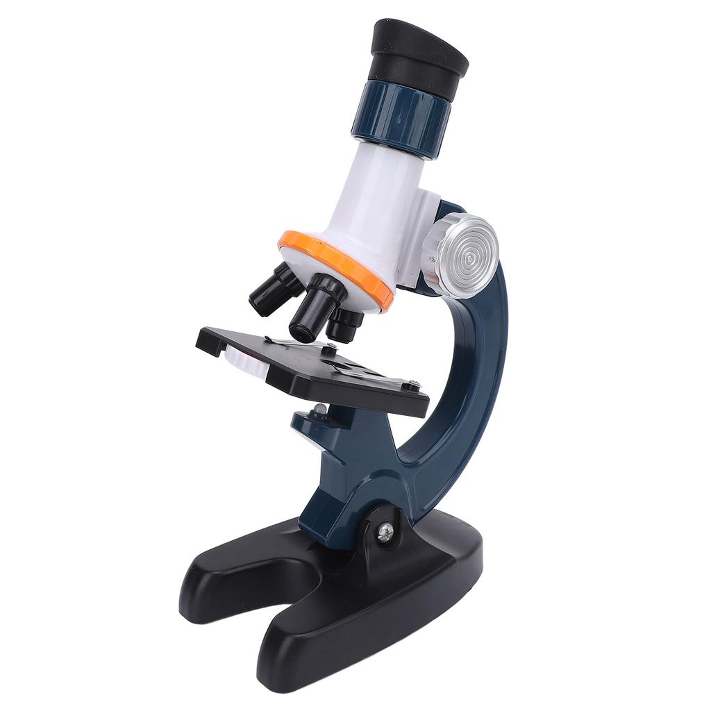 Microscope for Kids High Definition Battery Powered Microscope Science Kit with 4 Blank Glass Slides