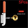 5 Pcs Reusable Electronic Light Stick With Bell LED Fishing Alarms Set Accessories Fishing Electronic Rod Luminous Stick Light