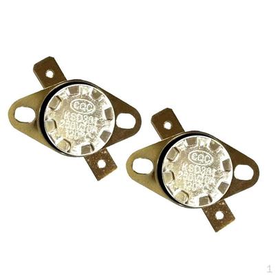 2 stuks KSD301 thermostaat 120°C NC normaal gesloten temperatuur thermische schakelaar