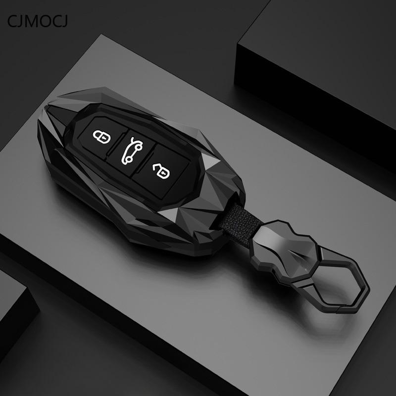 Housse de Porte-clés Premium Pour Peugeot 408/4008/308 & Citroën C5 X – Étui de Protection Porte-clés Porte-clés
