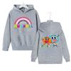 The Amazing World of Gumball Hoodies Boys Girls Funny Cartoon Print Hoodie Long Sleeve Pullover Tops Kids Casual Sweatshirts