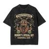 2026 Funny Meme Dungeon Crawler Carl Graphic Print T-Shirt Men Women Vintage Washed O-neck Cotton Solf Oversized Top Summer New Tee Short Sleeve