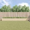 Ivory Planting Trough 480 X 100 X 45 Cm Galvanized Steel