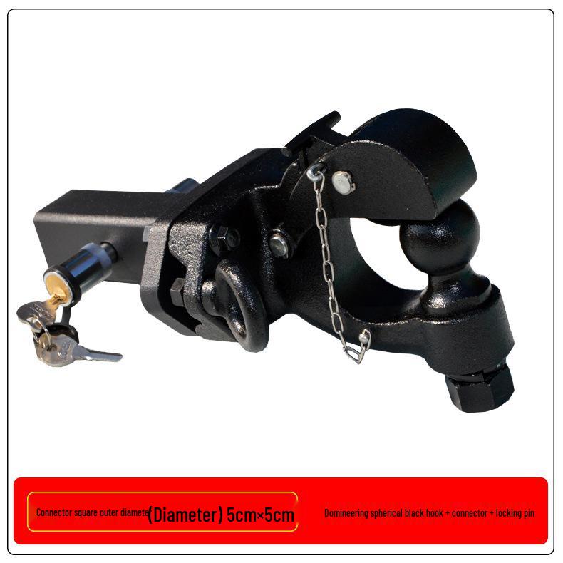 2024 BJ40 Trailer Hitch: Forged Tow Hook with Solid Ball Head