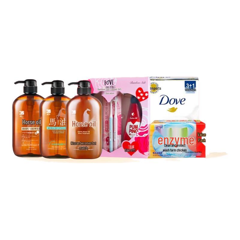 Dove Horse Oil Hair & Body Care New Year Gift Set