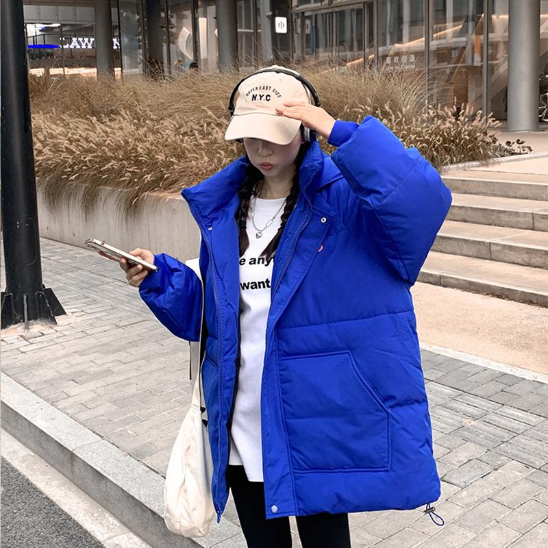 Herbst und Winter Daunenjacke aus Baumwolle Kurze Mode Damenbekleidung Koreanische Version Lose Baumwolljacke Warme Baumwolljacke Rest Dicker Mantel