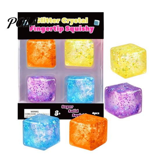 Soft Sensory Toy TPR Stress Relief Set, Slow-Rising Jellyfish, Ice Cream, Bunny Slow Hand Exercise Ball Rising Squeeze Toys, Odorless Fidget