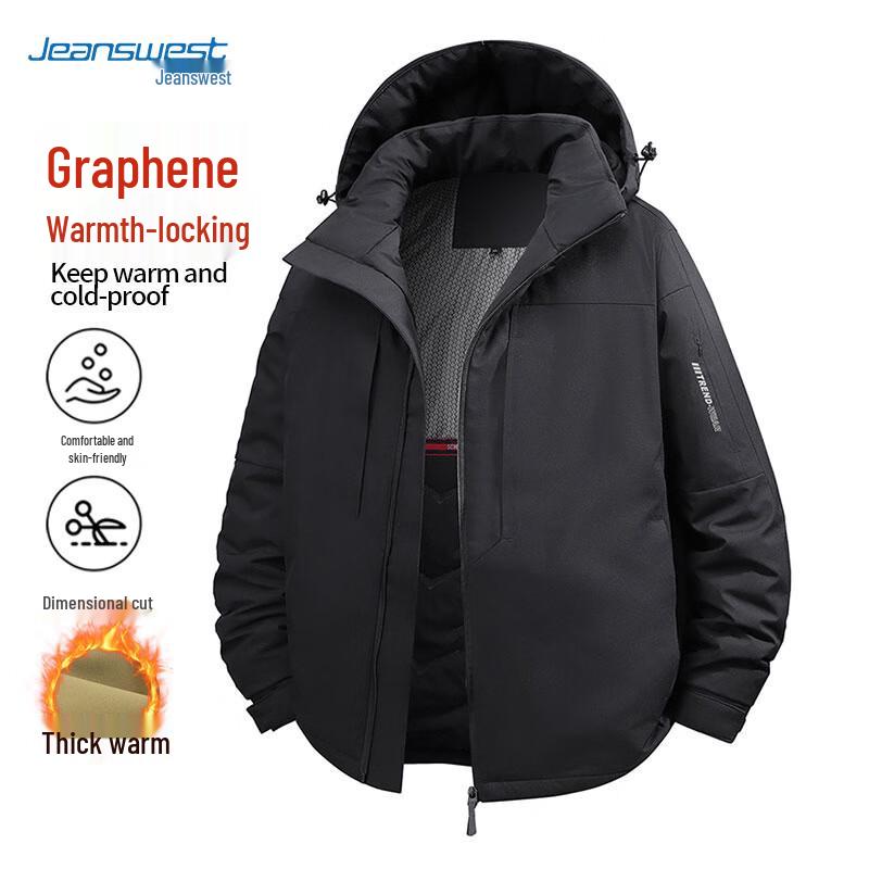 

JEANSWEST Men s Winter Graphene Padded Jacket L