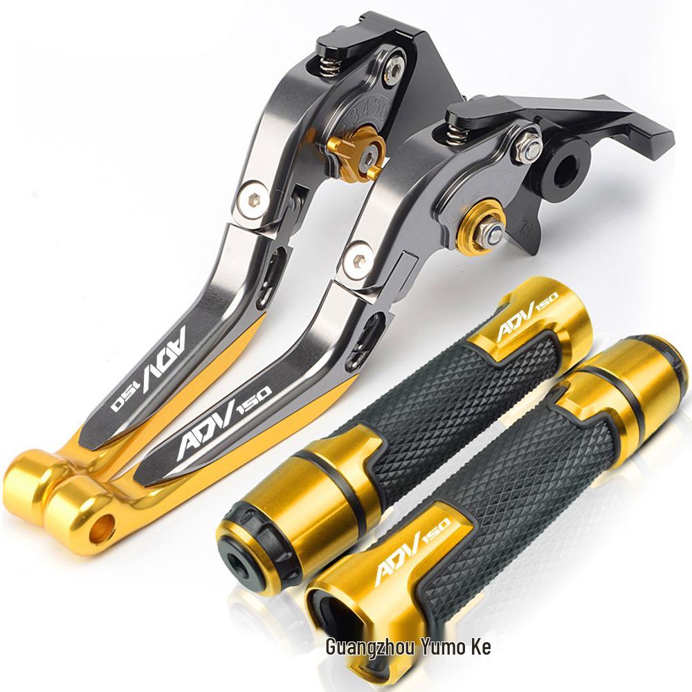 CNC Brake Clutch Levers & Handlebar Grips for ADV150/ADV160 Scooters
