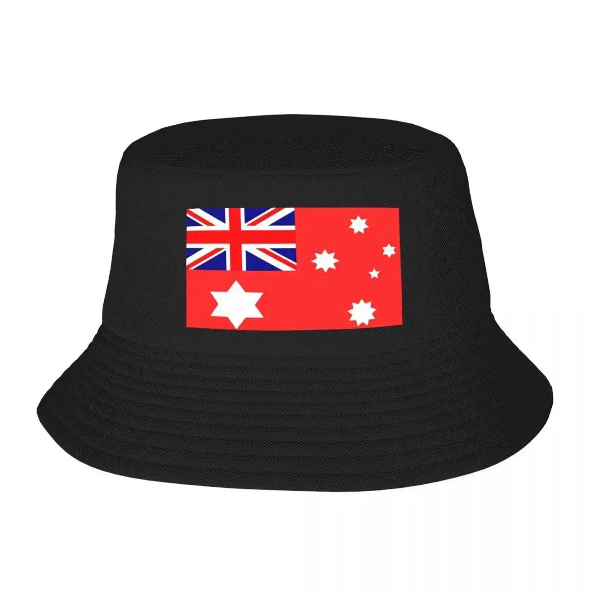 Федеральный Красный Флаг Содружества Австралии Панама Винтажная Тракер Кепка Бейсболка Мужская Женская