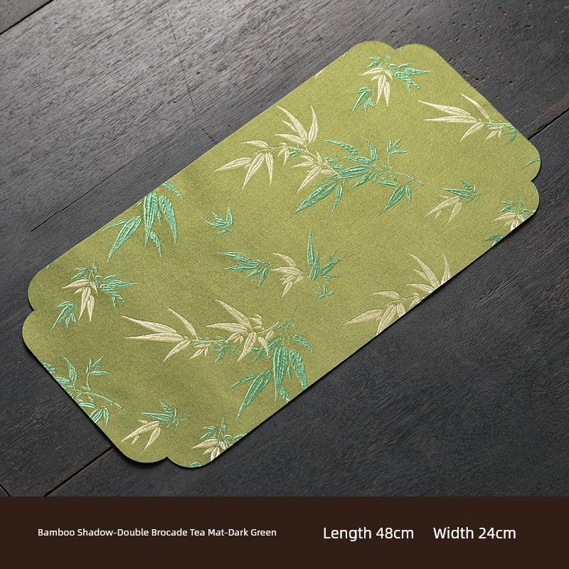 

Двусторонний парчовый коврик, дорожка на стол, абсорбирующая ткань, чайный коврик 3 [Bamboo Shadow] Tea Table