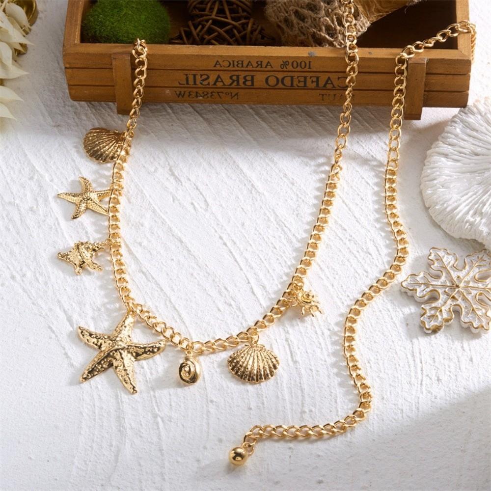 Starfish Belly Chain Conch Pendant Bohemian Style Belt New Body Chain Beach