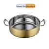Jingbeier 304 Stainless Steel 3-Ply Hammered Hot Pot