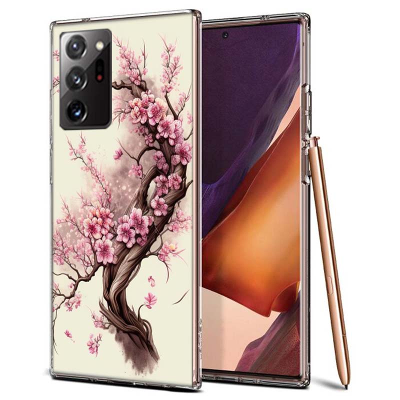 Cherry Blossom Tree Phone Case For Samsung A70 A50S A40 A30 A20E A16 A26 A36 A56 A17 Galaxy Note 20 10 9 8 A71 A51 A41 A31 A21S