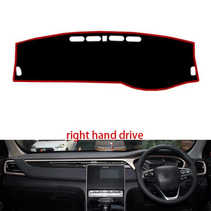 

For GAC Trumpchi GS5 2019 Right and Left Hand Drive Car Dashboard Covers Mat Shade Cushion Pad Carpets Accessories Blue Edge
