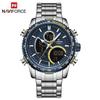 NAVIFORCE 9182 Waterproof Watch Reloj Hombre Watches Men Wrist Digital Double Display Chronograph Luxury Business Wristwatch