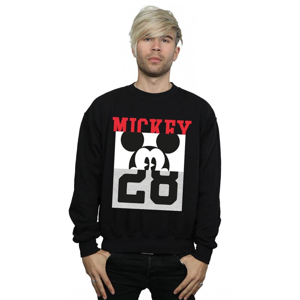 Disney Mens Mickey Mouse Notorious Split Sweatshirt