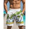 Kokospalmen 3D-gedruckte Badeshorts Palmen-Grafik Boardshorts für den Sommer Harajuku Hawaiianisch Coole Badehosen