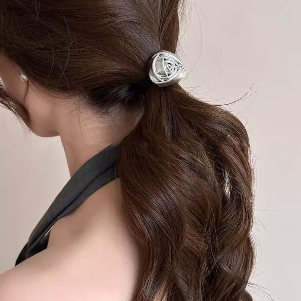 10PCS 3D Leather Rose Flower Patches DIY Crafts Jewelry Making Material Cloth Applique  Sewing