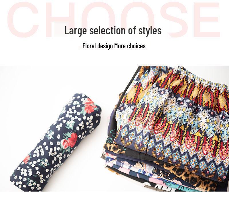 Women's Summer Pajama Pants - Cotton & Rayon, Thin Style, Wide-Leg, Loose Fit, Ideal for Spring & Autumn, Suitable for Home or Outdoors.