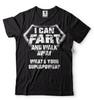 Mens Funny T-shirt Farting Funny Super Power T-shirt Birthday Gift Shirt Unisex T-Shirt