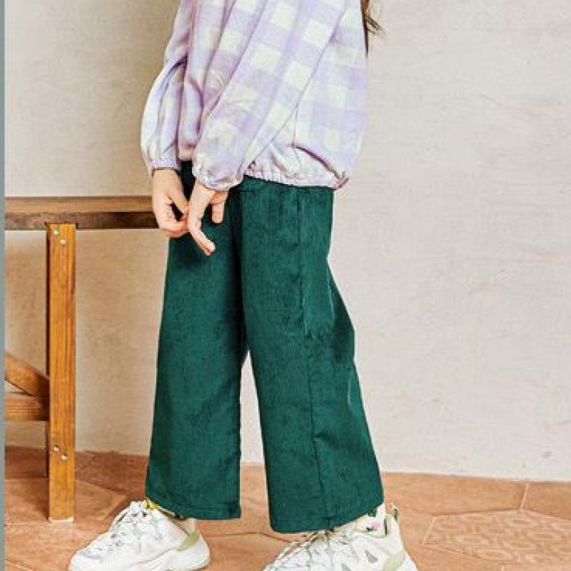 Olivevan Double Pocket Wide Pants  Green 