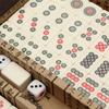 Čínský číslovaný Mahjong Set 144 dlaždic Mah-Jong Set Přenosná čínská hračka s krabičkou Fiber Board Stolní hra Mahjong pro zábavu kempování