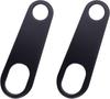 Biqing 2 Turn Signal Stays, Motorcycle Turn Signal Stay, Base Bike, Turn Signal Bracket, Durable, Exterior Parts, Black