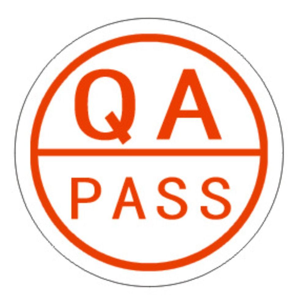 Engraved QA QC Inspect Stamp Self-Inking Quality Inspection Stamp Quality PASS Stamp  Office Supply