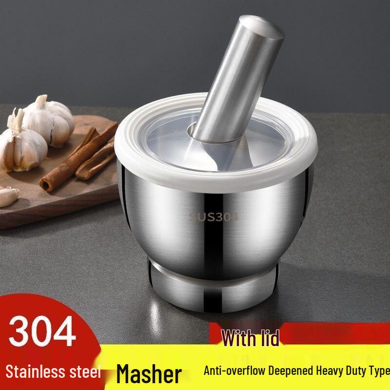 

Shuang Jun Ma 304 Stainless Steel Mortar and Pestle