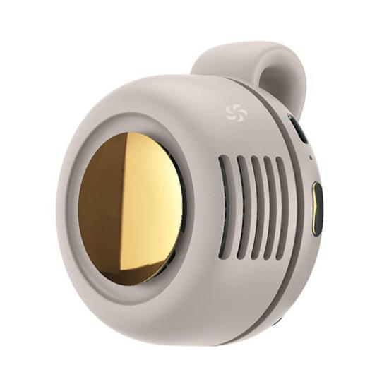 

Personal Cooling Fan Strong Airflow 3 Speeds Low Noise Rechargeable Clip-on Fan Portable Silent Mini Bladeless Fan белый