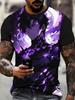 Men's Retro 3D Graphic Print T-Shirt - Perfect for Daily Wear and Vacation