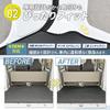 SEIWA Reversible Luggage Mat Half for Suzuki Trunk and Rear Rubber Prevents Cargo from Nissan NV Mazda Scrum Mitsubishi Minicab Van IMP214, Size,