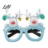 Christmas Decoration Glasses Glasses Glitter Holiday Party Frames Santa Hat Snowman Tree Bear Funny Eyeglasses for Favors