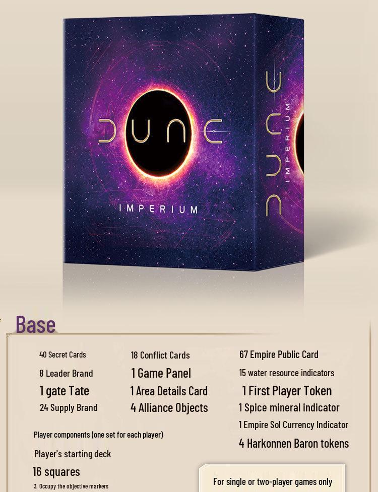 Gioco da tavolo Dune Imperium: Espansione Ix Rising, 1-4 Giocatori