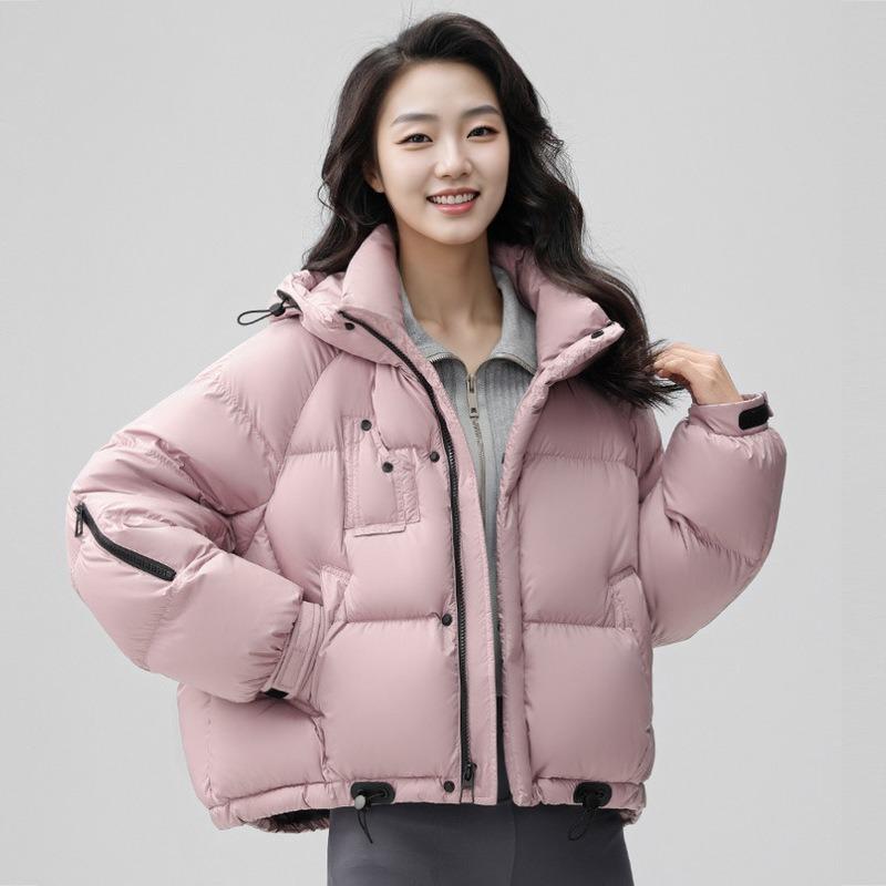Down Jacket Women's New Short White Duck Down Bread Jacket Light Women's Down Jacket