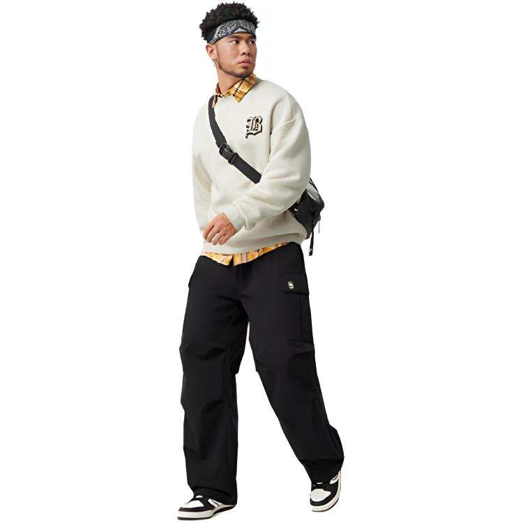 Li Ning Basketball Collection Sweatshirt Men's Soft Aqua Green AWDV031-5