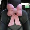 Universal Car Headrest Bowknot Neck Protection Pillow New Car Neck Pillow  Car Interior Accessories