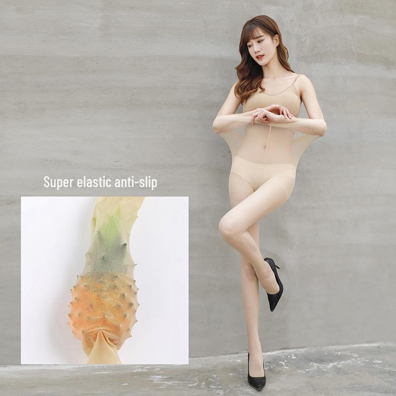 Women's Summer Thin Velvet Pineapple Anti-Snag Pantyhose