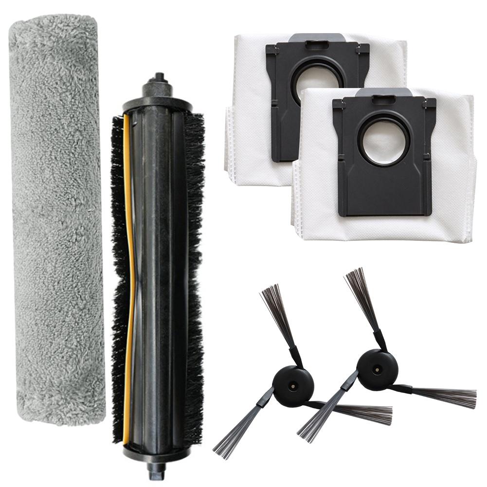 Replacement Kit For Mova Z5 Z5 Pro Z50 Ultra With Main Brush Side Brushes Mop Cloths And Dust Bags Complete Set