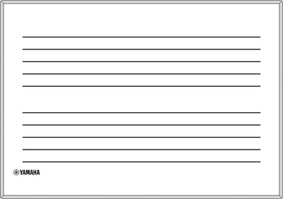 Staff Whiteboard with Note Magnet (A4) ([Variety])