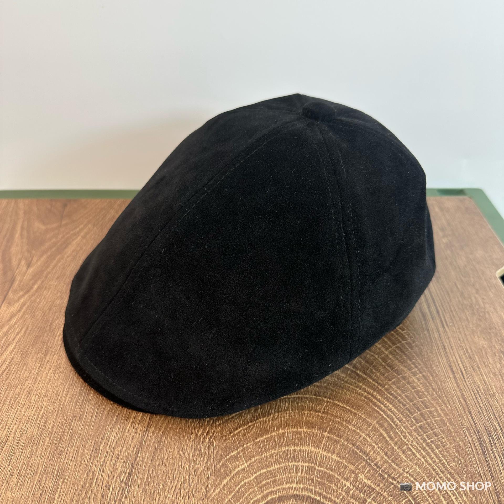

Korean Version of Forward Hat Suede FallSeason and ColdSeason Warmth and Styleable Retro Versatile Solid Color Street Cap for Men and Women