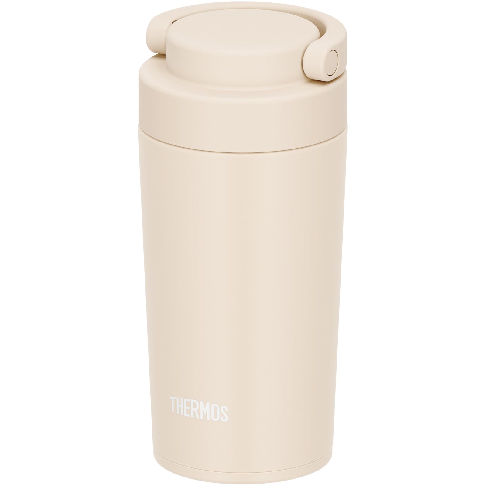 

Thermos Vacuum Insulated Portable Tumbler with Carry IV Dishwasher-Safe Handle, 320ml, Ivory, JOV-321 слоновая кость